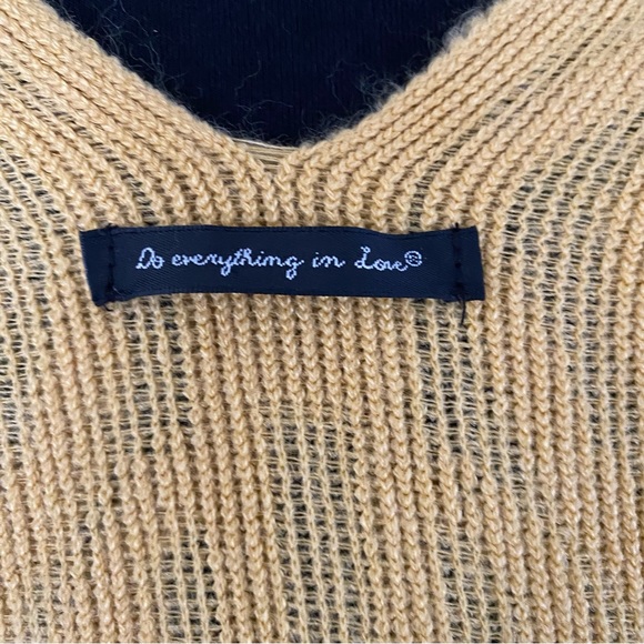 Do everything in Love Brand Open Knit Kimono with Fringe Tassels - Picture 8 of 9